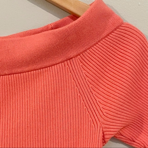 NWT Anthropologie Ribbed Off the Shoulder Sweater - Picture 6 of 10